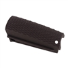 Hogue 1911 Officer Main Spring Housing Aluminum Checkered Arched Matte Black