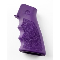 AR-15 / M16: OverMolded Rubber Grip with Finger Grooves - Purple