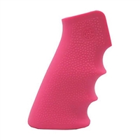 Hogue AR-15 Rubber Grip with Finger Grooves Pink