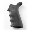 AR-15 / M16: OverMolded Rubber Beavertail Grip with Finger Grooves - Slate Grey