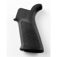 AR-15 / M16: OverMolded Rubber Beavertail Grip - Black