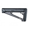 AR-15 / M16: OverMolded Fixed Buttstock (Fits A2 Buffer Tube) - Black