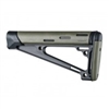 AR-15 / M16: OverMolded Fixed Buttstock (Fits A2 Buffer Tube) - OD Green