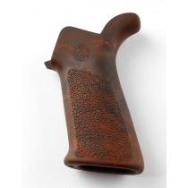AR-15 / M16: OverMolded Rubber Beavertail Grip - Red Lava