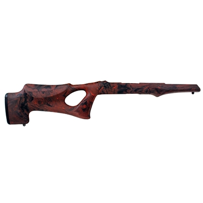 Hogue 10/22 Takedown Thumbhole Standard Barrel Rubber OverMolded Stock Red Lava