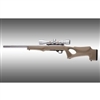 Hogue 10/22 Overmolded Stock Tactical Thumbhole, 920 Barrel Channel, Flat Dark Earth