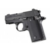 Hogue Sig P238 Grips G-10 Solid Black