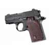 Hogue Sig P238 Grip Pirahna G-10 G-Mascus Red Lava