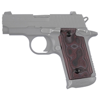 Hogue Sig P238 Grip G-10 G-Mascus Red Lava