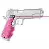 Hogue LE Government Rubber Laser Grip w/Finger Grooves Pink