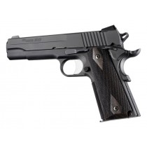 Hogue Colt & 1911 Government Grips Ebony, Checkered