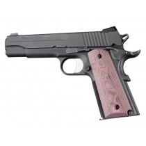 Hogue Colt & 1911 G-10 G-Mascus Pink Lava Gov't Grip