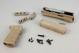 AK-47/AK-74 (Longer Yugo Version) Kit OM Grip and Forend Flat Dark Earth