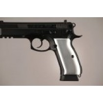 Hogue CZ-75/CZ-85 Grips Aluminum Brushed Gloss Clear Anodized