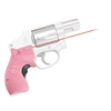 Crimson Trace Smith and Wesson J-Frame Round Butt Lasergrip, Front Activation-Pink