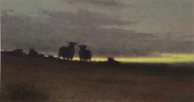 Reaugh The Coming Herd - Morning Postcard