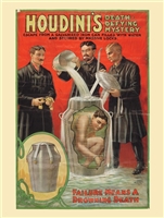 Houdini Milk Can Poster