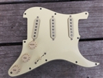 Strat Pick Guard Pre-Wired with Seymour Duncan APS-1 Alnico II Pro and Twang Banger Creme