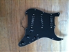Pre Wired Strat Pickguard Black Loaded with Seymour Duncan Everything Axe Pickup Set