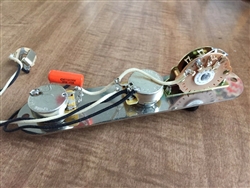 Fender Telecaster Wiring Harness 500k CTS Oak Grigsby Switch .047 Orange Drop
