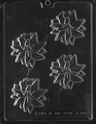 Poinsettia Flower Chocolate Mold Christmas holiday