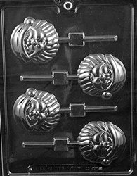 Cute Santa Lolly Chocolate Mold holiday Christmas C447 sucker