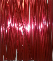 4" Red Metallic Twist Ties - 100 PACK Christmas holiday Valentine