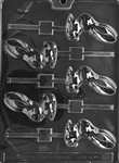 Large Ear Bunny Lolly Chocolate Mold - LPE035