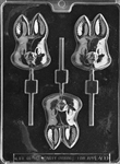 Cute Bunny Lolly Chocolate Mold - LPE409