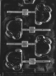 Crouching Bunny Lolly Chocolate Mold - LPE087