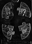 Happy Easter Puzzle Chocolate Mold - LPE148