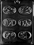 Assorted Oval Easter Pieces Mold