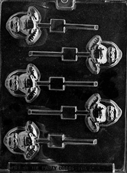 Small Flop Eared Bunny Lolly Chocolate Mold