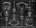 Assorted Ghouls Lolly Mold