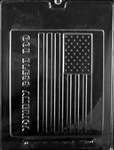 God Bless America Large Flag Mold