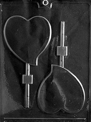 Tear Drop Heart Lollipop sucker chocolate Mold V062 Valentine wedding