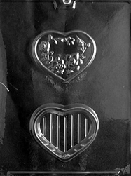 Rose Heart Pour Box Chocolate Mold V100 valentine wedding anniversary mothers day