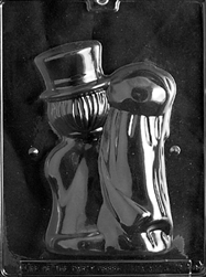 3D Medium Bride & Groom Chocolate Mold