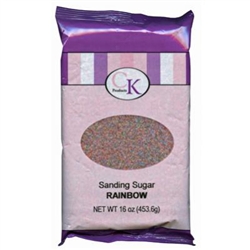 Rainbow Sanding Sugar - 16 Ounce Bag