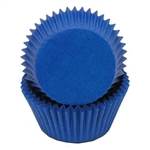 Blue Round Baking Cups