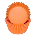 Orange Round Baking Cups