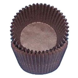 Brown Round Baking Cups