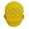 Yellow Polka Dot Baking Cups