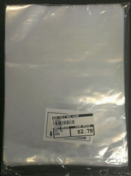 6" X 8" One Mil Poly Bags - 100 Pack