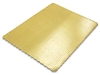 13" x 18" Gold Scalloped Cake Pad