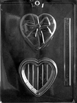 Heart with Bow Pour Box Mold