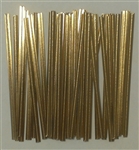 4" Gold Paper Twist Ties - 100 Pack