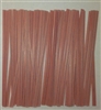 4" Pink Paper Twist Ties - 100 Pack