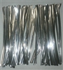4" Silver Metallic Twist Ties - 100 Pack