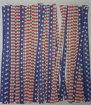 4" Stars & Stripes Paper Twist Ties - 100 Pack